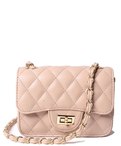 Fashion Quilted Crossbody Bag BA320183 LTAUPE